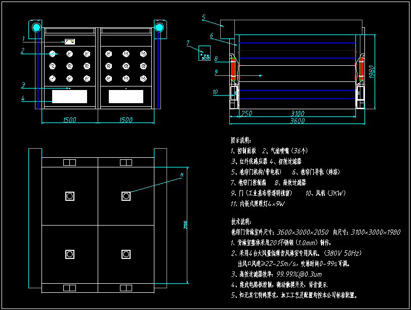 快速卷簾門風(fēng)淋間 快速卷簾門風(fēng)淋間