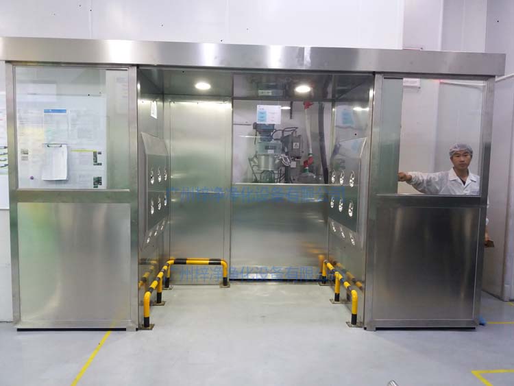 平移自動門貨淋室門開啟,內置防撞柱 平移自動門貨淋室門開啟