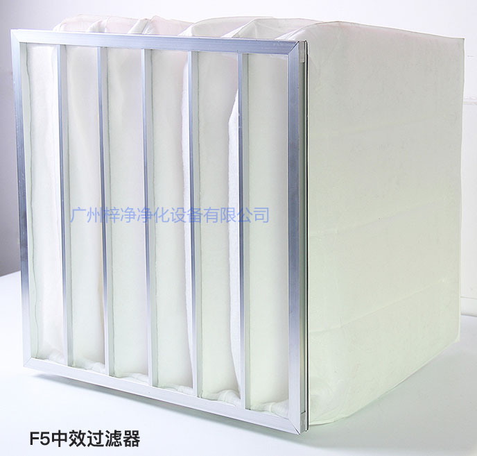 F5級袋式中效過濾器主要用于商業大樓、劇院、車站。