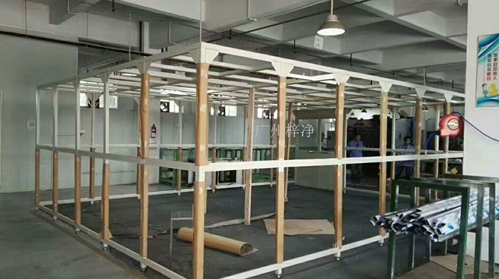 潔凈棚定制現場實拍圖